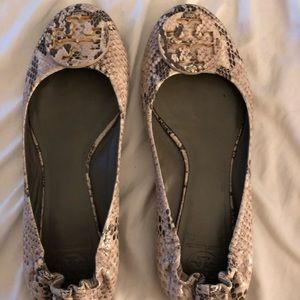 Tory Burch Snakeskin flats